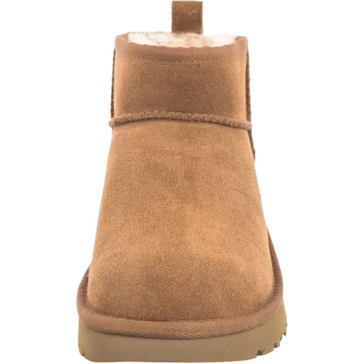 UGG Классические ультра мини ботинки Kids' Slip Resistant Abrasion Resistant Brown Teenagers — фото 4