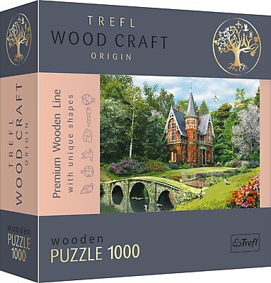 

Trefl, деревянный пазл, Wood Craft, Викторианский дом, 1000 шт.