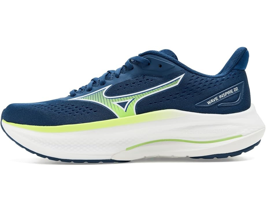 Мужские кроссовки Mizuno Wave Inspire 22, Estate Blue/White — фото 4