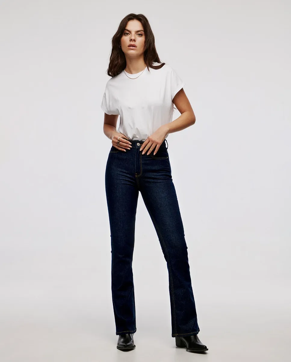 

Джинсы женские Turin bootcut Jack & Jones, тёмно-синий