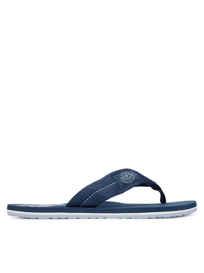 Tommy Hilfiger Пляжные сандалии-шлепанцы Hilfiger FM0FM05804, синие — фото 2