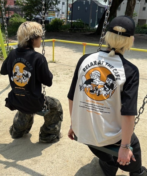 

Футболка унисекс NEWJACK x ATMARK, бело-черная