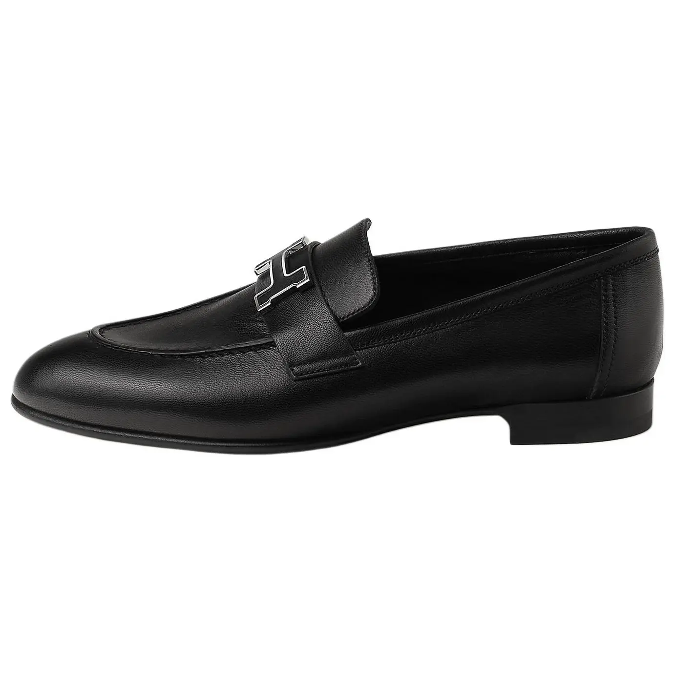 HERMES Женские черные туфли Paris Loafers