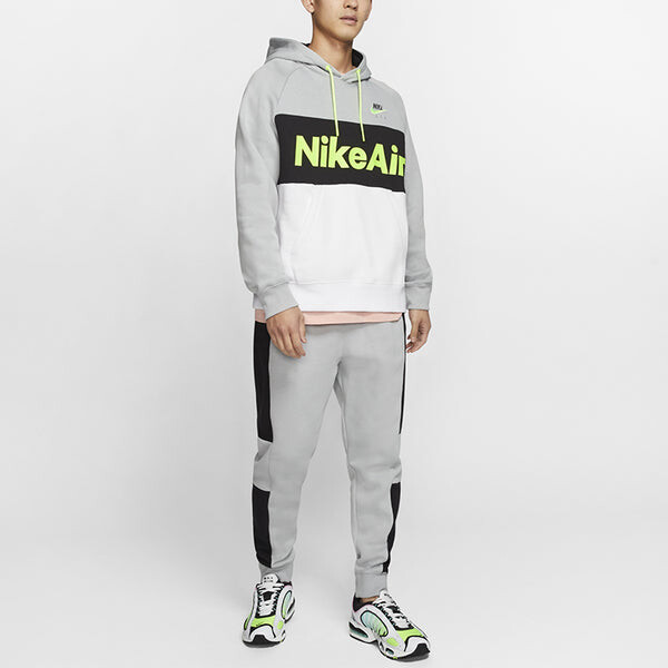 Толстовка Nike Air MENS Multicolor Casual Sports Grey Light gray, серый — фото 2