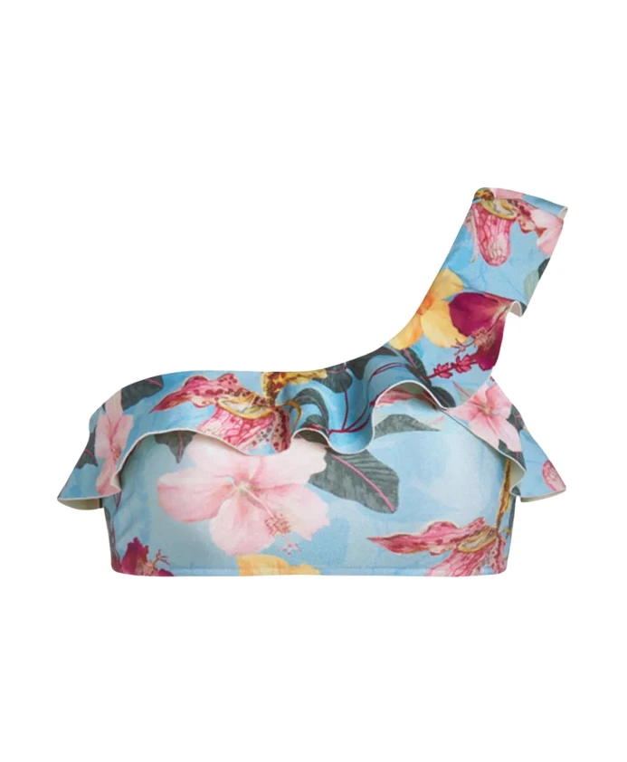 

Бикини-Топ с цветочным принтом и оборками. Patbo, мультиколор