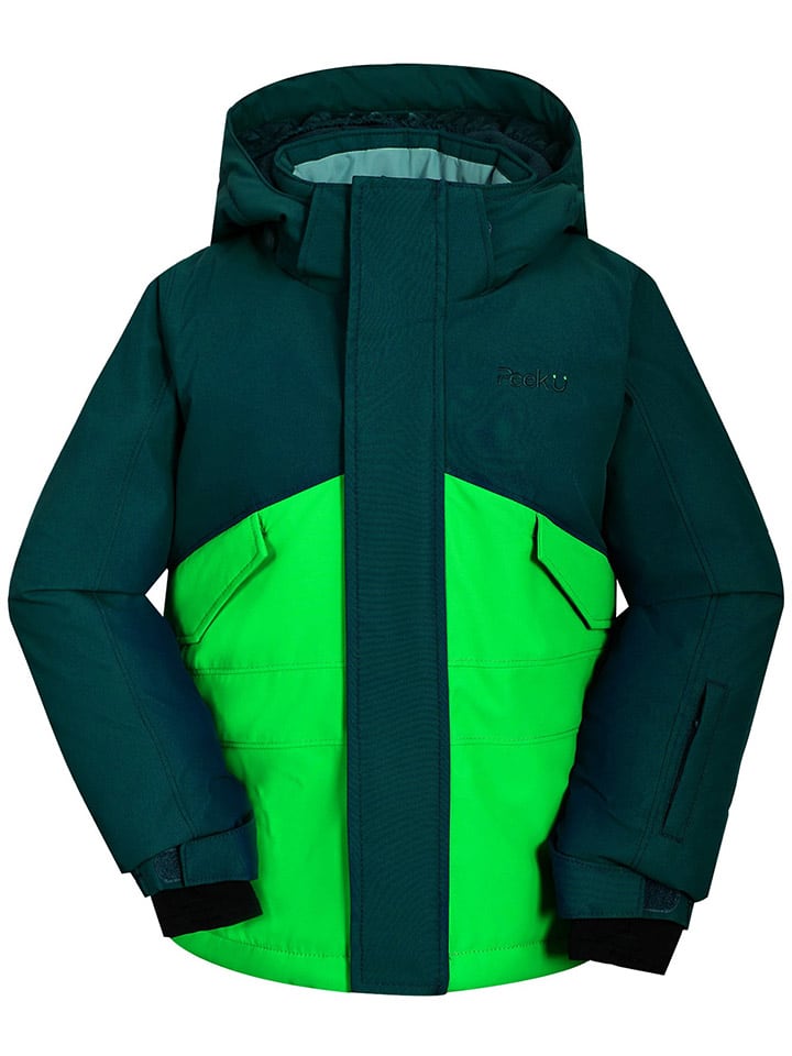 

Peek U Функциональная зимняя куртка "Киран" зеленого цвета