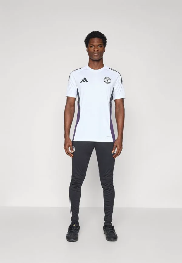 Тренировочные штаны «манчестер юнайтед» сезона 25/26, клубная форма Adidas Performance, Black/Aurora Plum — фото 2
