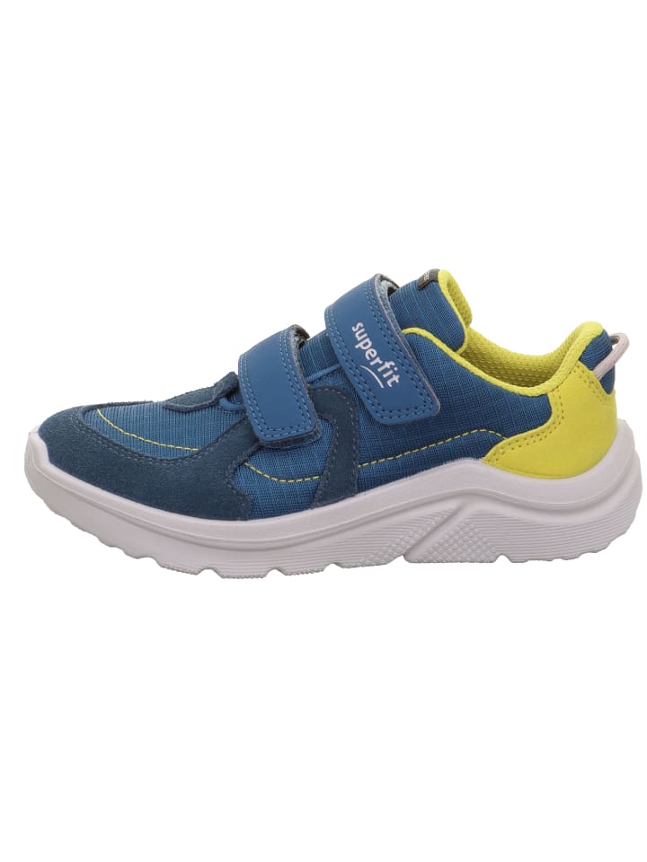 Superfit Низкие кроссовки KICKS сине-желтого цвета — фото 3