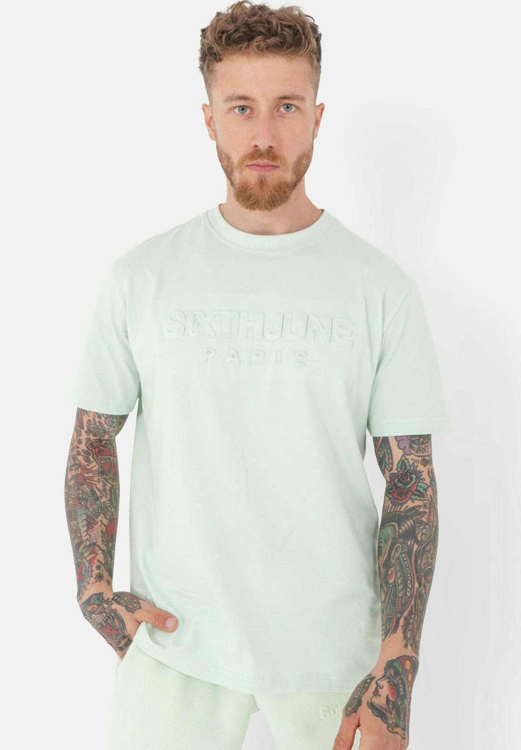 

Базовая футболка THERMO EMBOSSED TEE Sixth June, светло-зеленый