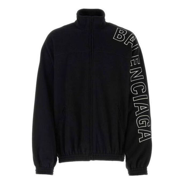 

Куртка outline tracksuit jacket 'black' Balenciaga, черный