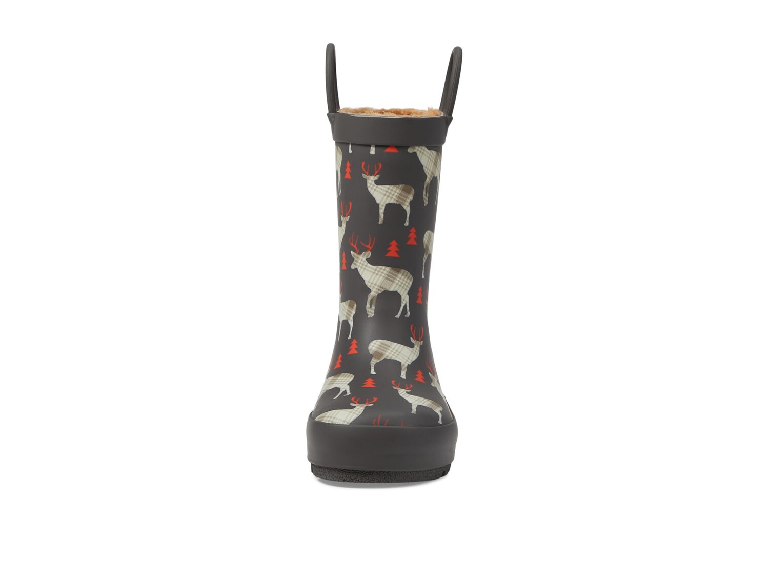 

Ботинки Western Chief Kids Deer Plaid Rain Boots (Toddler/Little Kid), коричневый