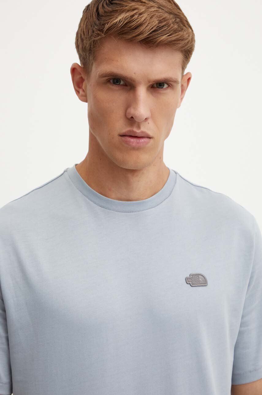 

Хлопковая футболка The North Face Natural Dye Tee, серый