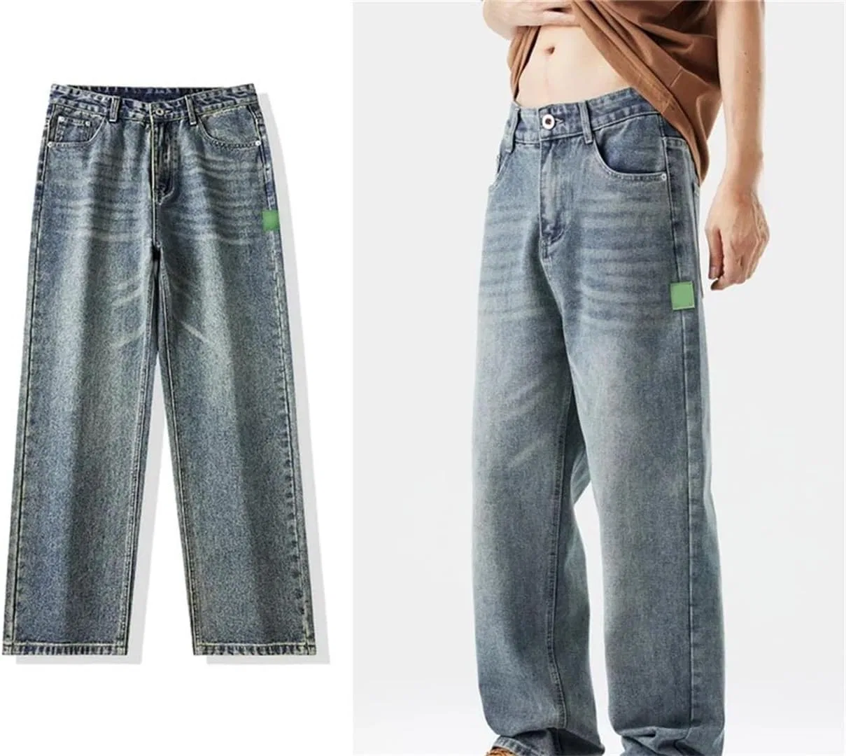 Джинсы свободные Men's Baggy, Vintage, Nostalgia — фото 2