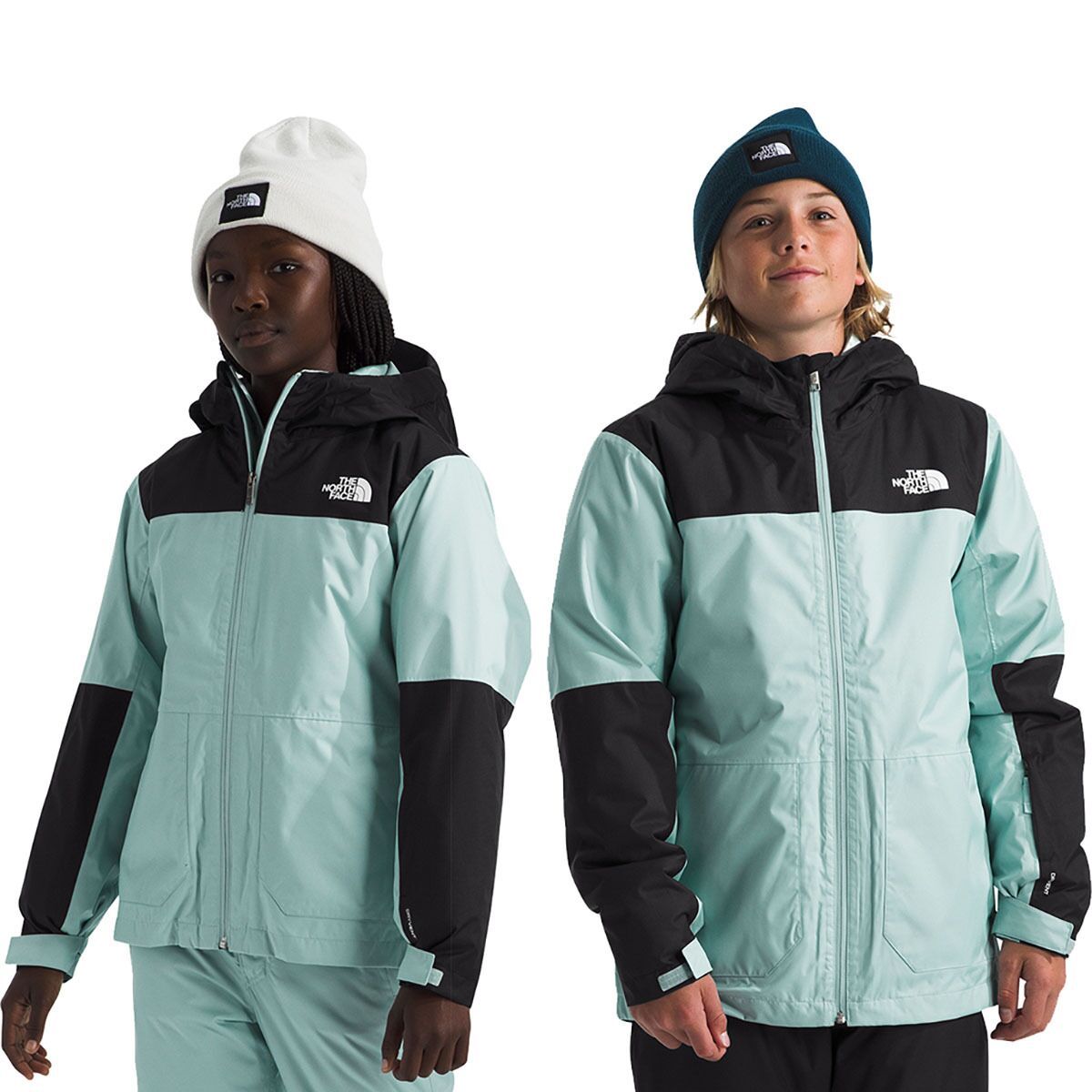 

Свободная триклиматическая куртка - детская The North Face, цвет muted pine
