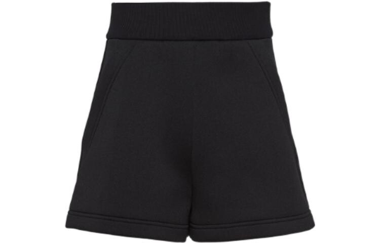 

Праздничные повседневные шорты женские черные Prada