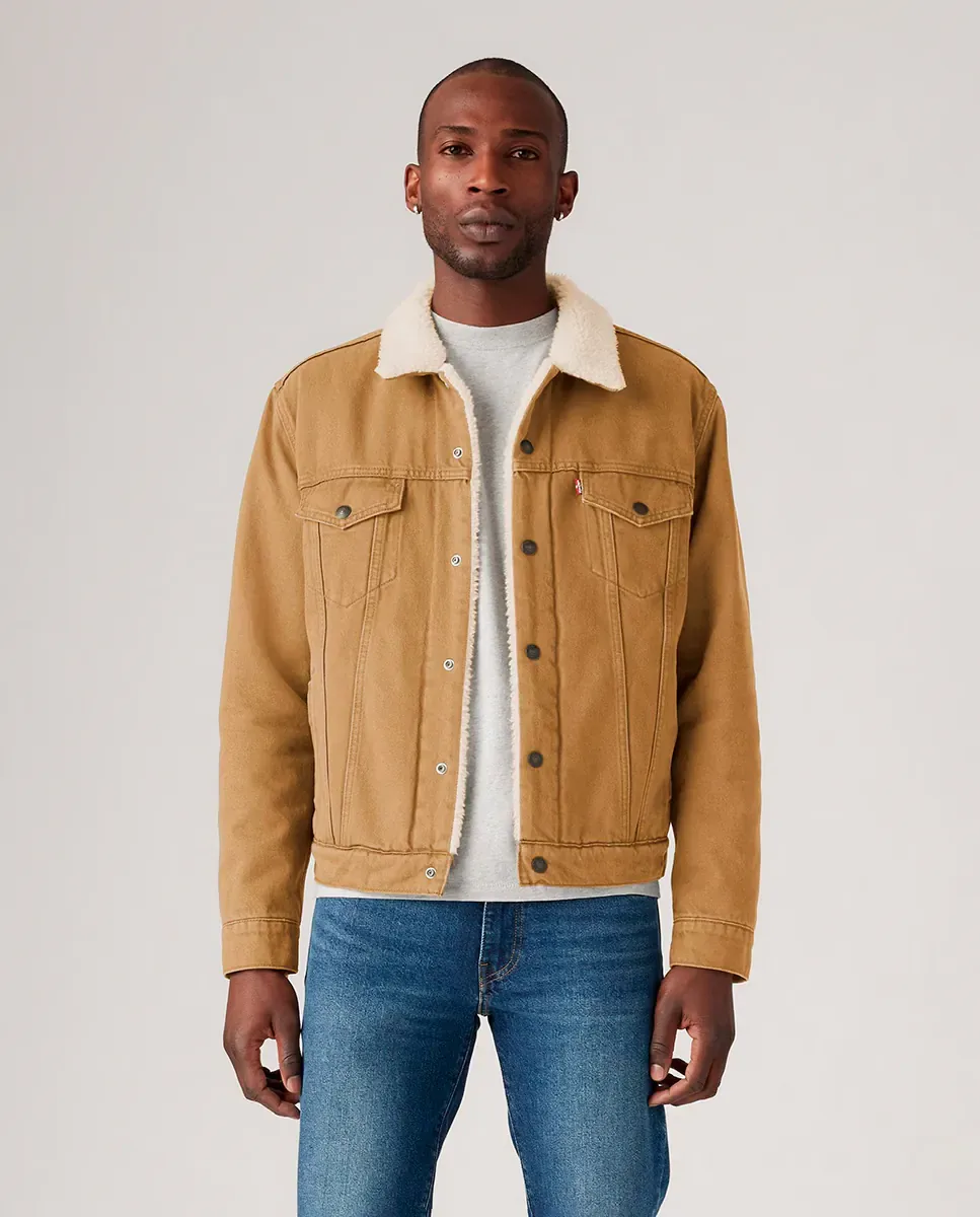 Охотница на мужчин с овечкой Levi's, коричневый