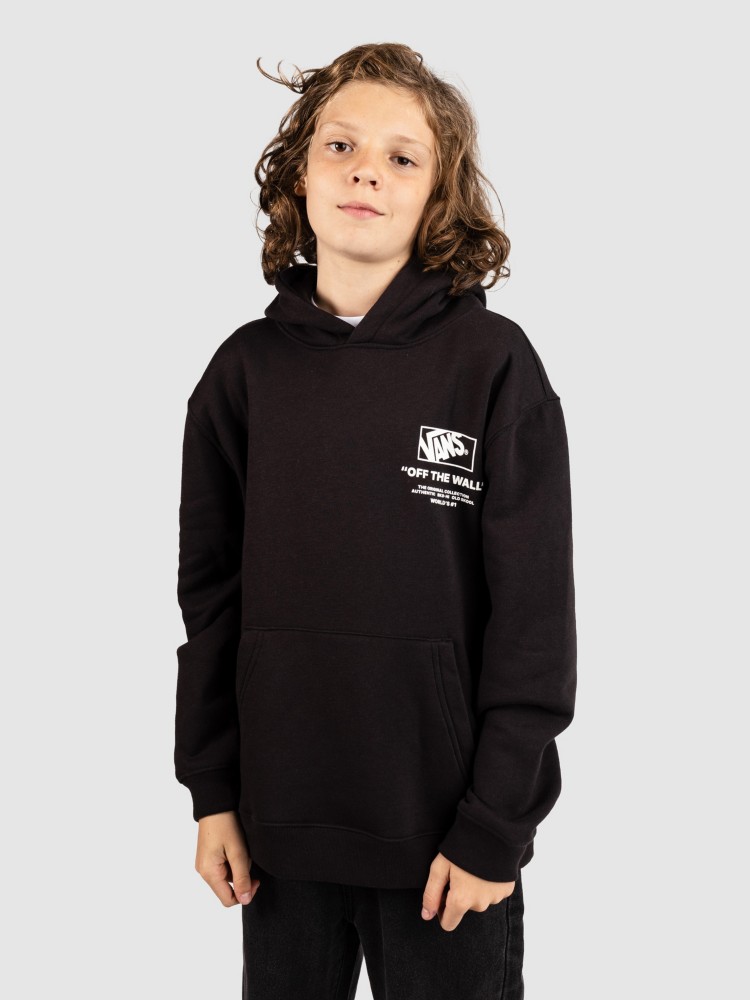 Толстовка Vans Stockpile Kids Hoodie, black — фото 2