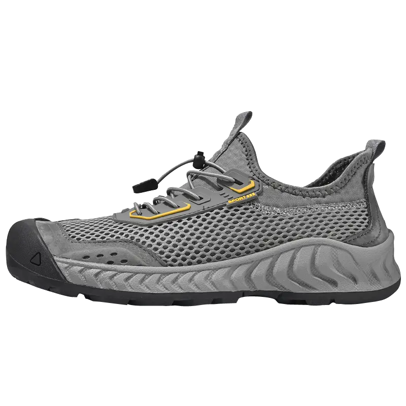 

Lin Feng Серые мужские кеды на низком ходу, цвет Gray