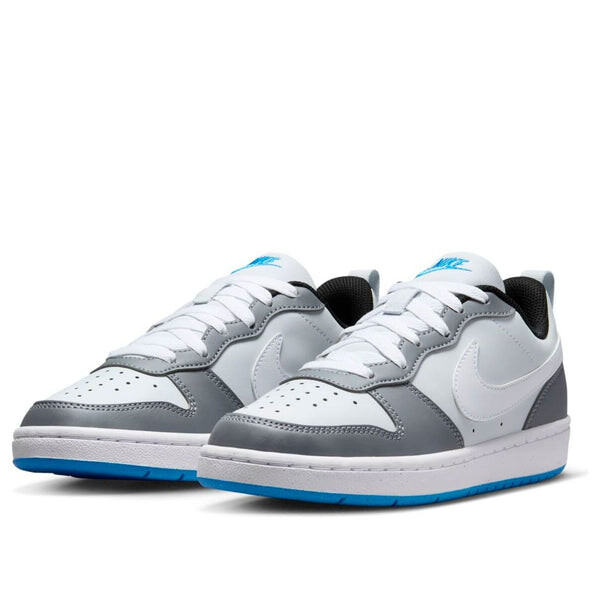 Кроссовки court borough low recraft 'platinum cool grey photo blue' Nike, мультиколор — фото 3