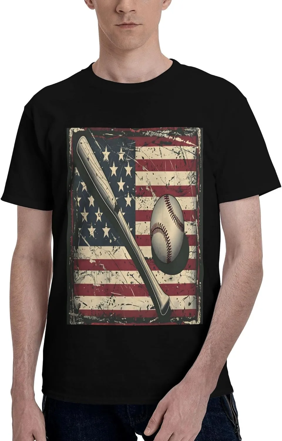 

Мужская футболка Cotton, мягкая, с круглым вырезом и коротким рукавом XZXFSYJH