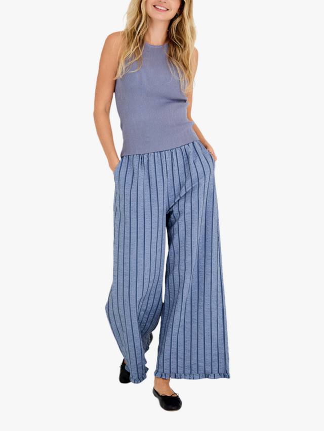 

Риб-майка с вязаным узором A-VIEW, Dusty Blue