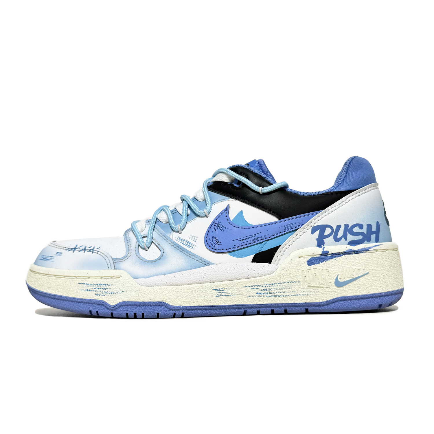 

Мужские кроссовки для скейтбординга Full Force Low-Top белого/синего цвета Nike, цвет Carolina Blue, Синий, Мужские кроссовки для скейтбординга Full Force Low-Top белого/синего цвета Nike, цвет Carolina Blue