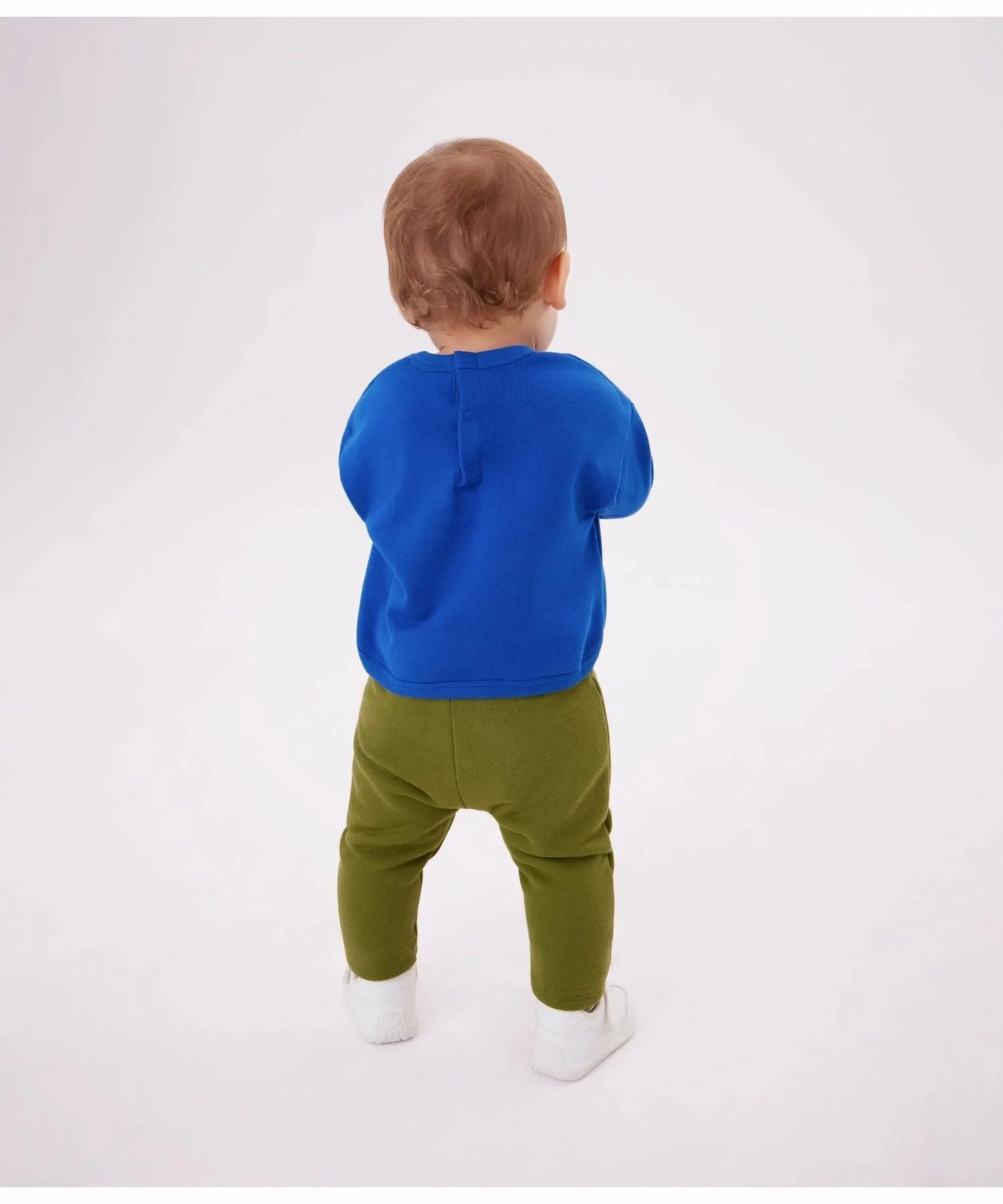 Пуловер из толстовки PETIT BATEAU, Royal Blue — фото 3