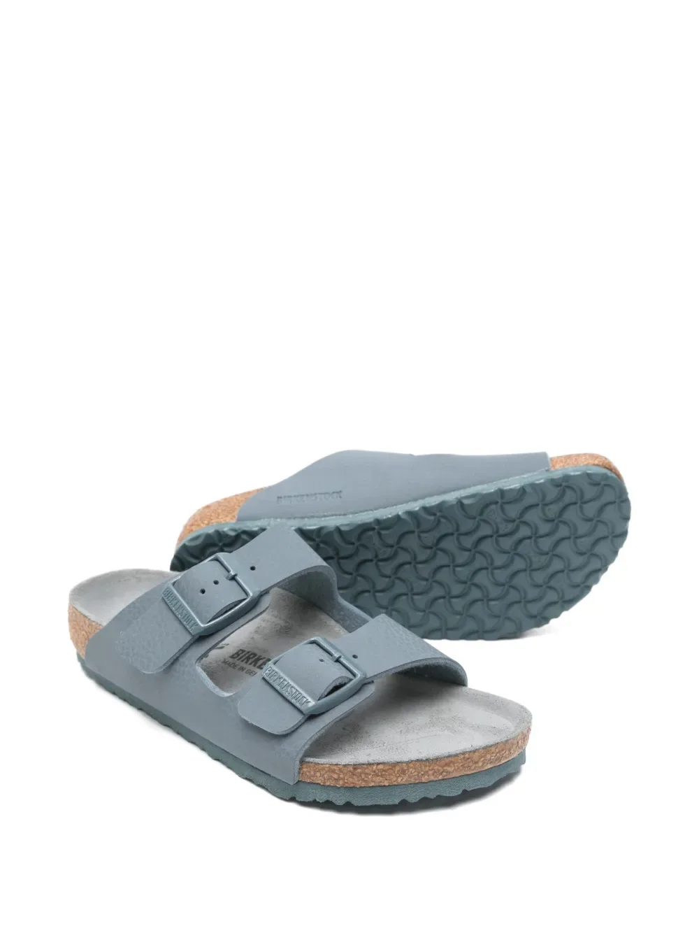 Сандалии из материала Birko-Flor Birkenstock Kids, серый — фото 2