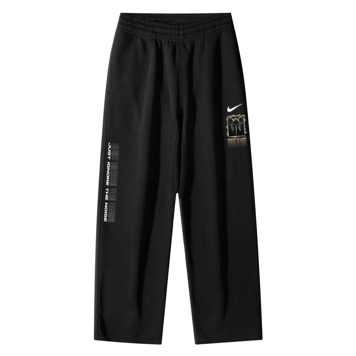 

Nike Клубные брюки AS OH Pant Swoosh NF вязаные спортивные штаны Unisex черные