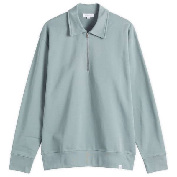 

Свободная толстовка с логотипом Ketel на молнии до середины бедра Norse Projects, голубой