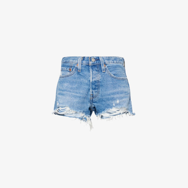 

501 Original High-Rise джинсовые шорты Levis, цвет oxnard athens