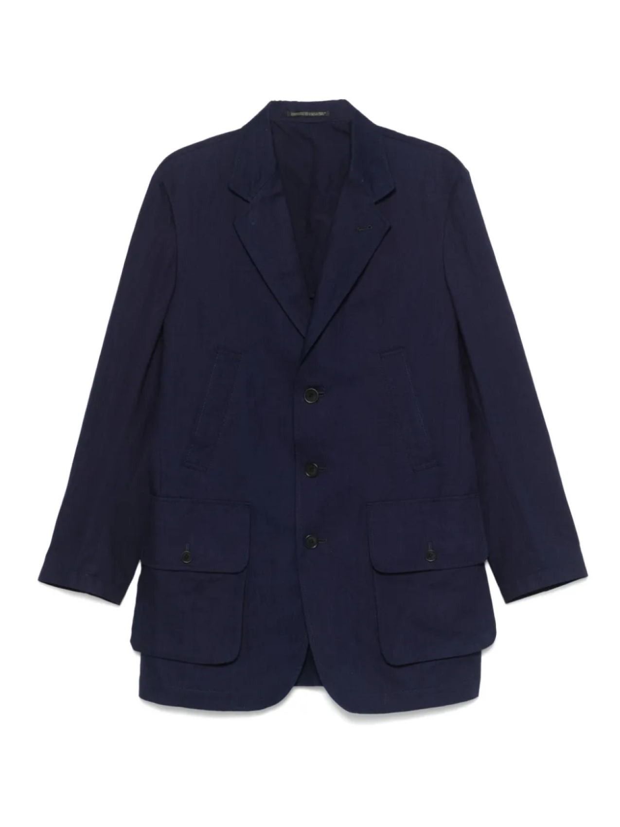 

Однобортный блейзер Yohji Yamamoto, синий