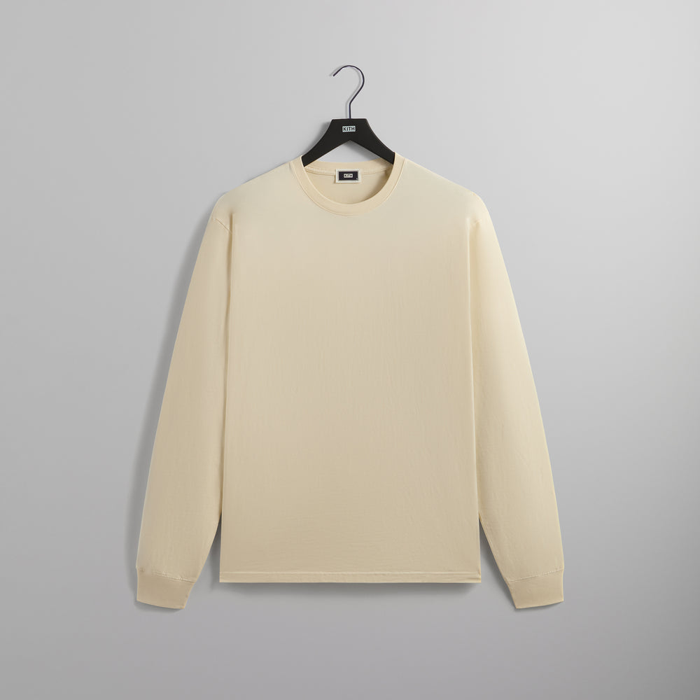 

Футболка Kith Long Sleeve Vintage Wash Tee, цвет Sandrift