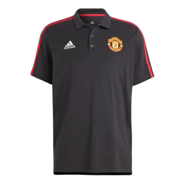 

Рубашка поло manchester united dna 3 stripe рубашка поло Adidas, черный