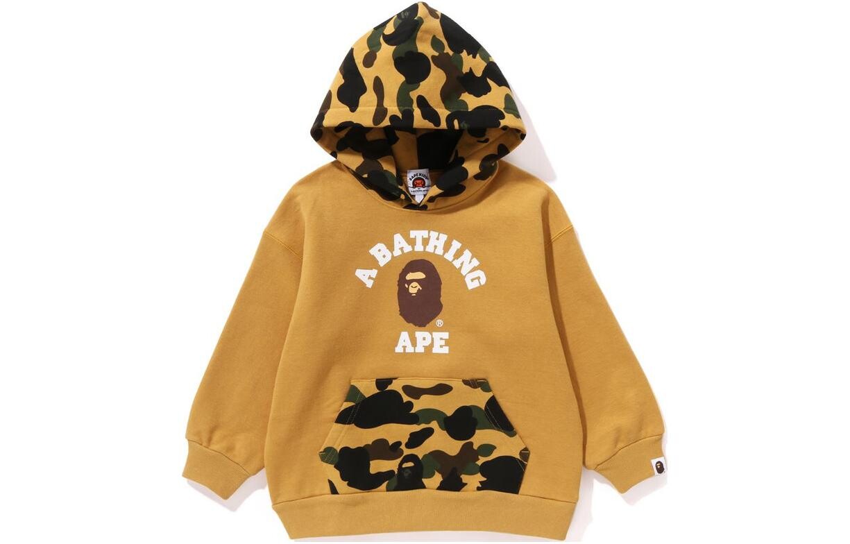 Детская толстовка A Bathing Ape, желтый — фото 3