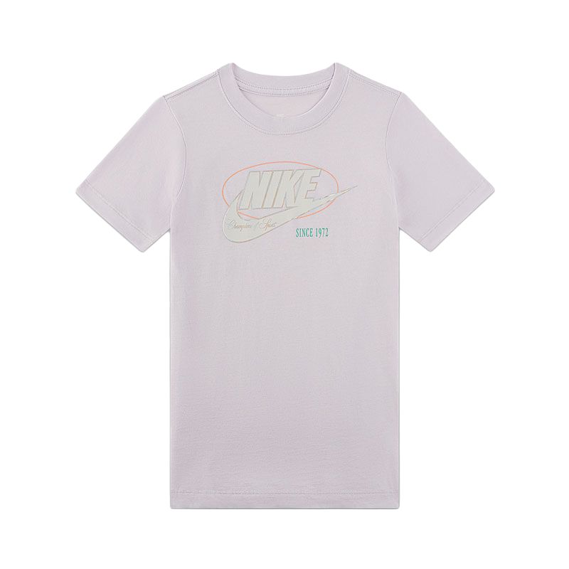 Nike Футболка светло-розовая для подростков — фото 3
