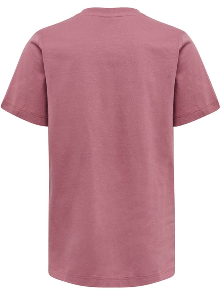 Футболка Hummel T-Shirt S/S Hmlfast Jungen, цвет MESA ROSE — фото 2