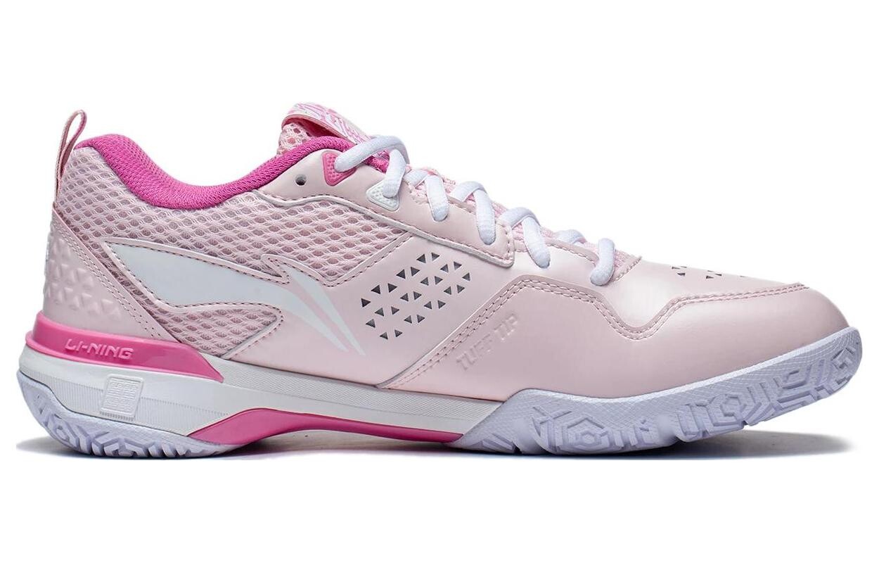 Кроссовки Blade Pro Badminton унисекс с низким верхом розового цвета Lining — фото 2