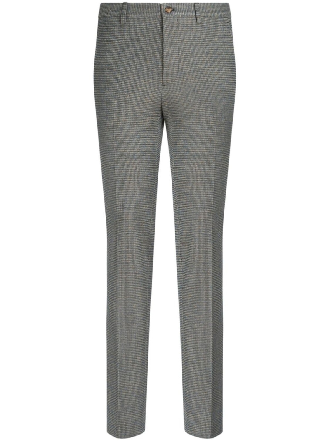

Жаккардовые брюки чинос в ломаную клетку ETRO, синий