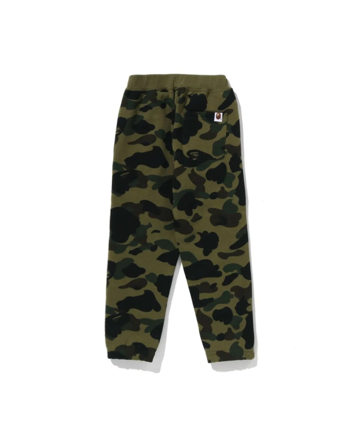 Спортивные штаны с камуфляжным принтом A Bathing Ape 1ST CAMO, хлопок, зелёный — фото 2
