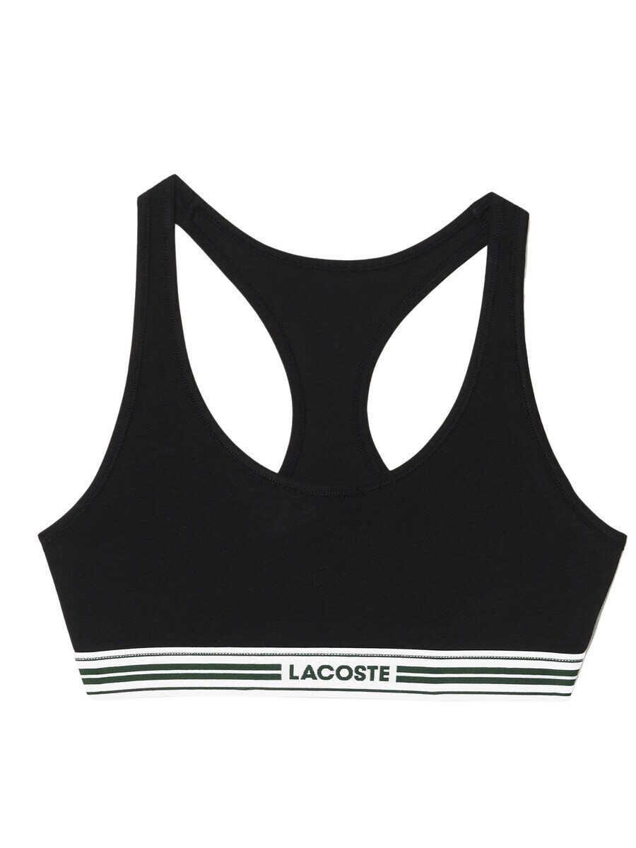 

Спортивный бюстгальтер Lacoste, черный