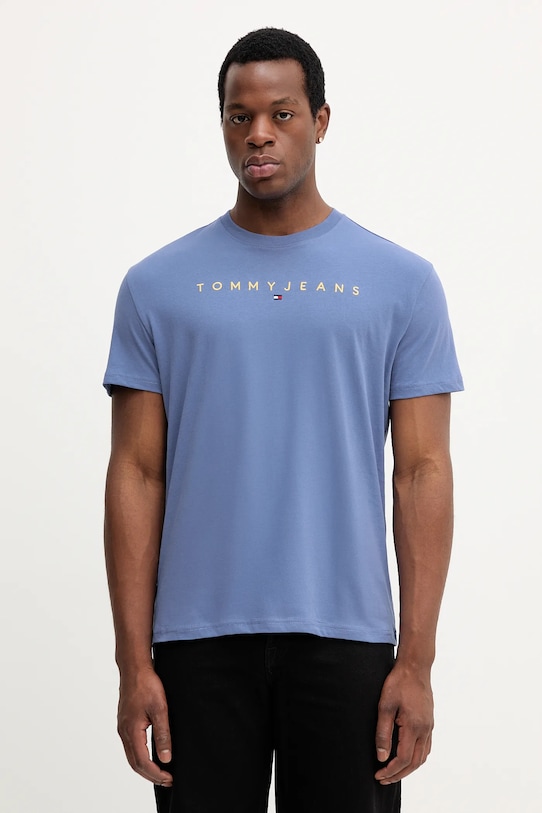 

Хлопковая футболка Tommy Jeans, синий