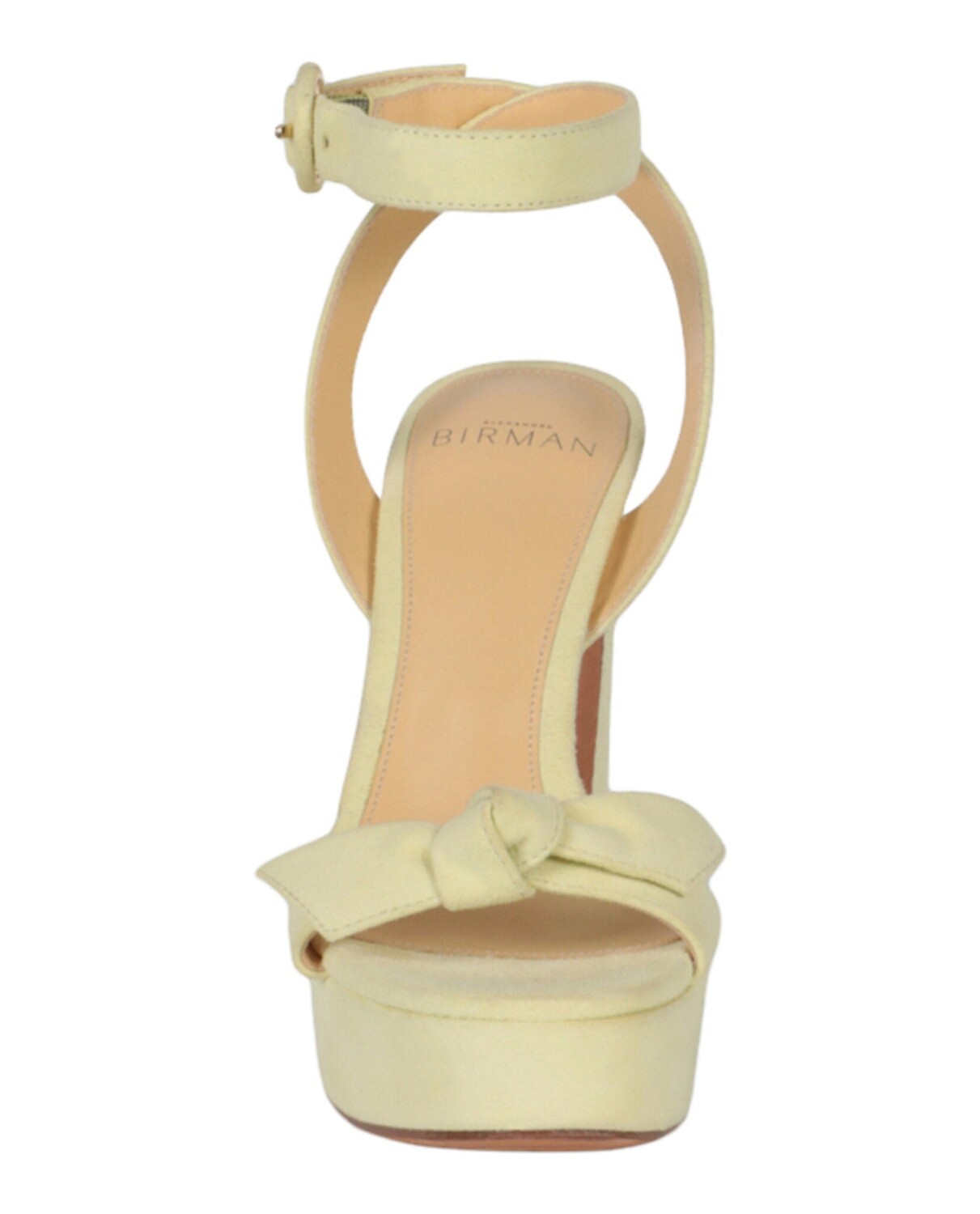 Босоножки Clarita Curve 120 на высоком каблуке Alexandre Birman, желтый