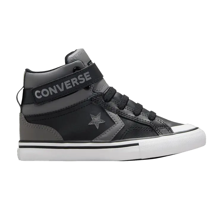 

Кроссовки Converse Pro Blaze Strap Leather High PS Sharkskin, серый