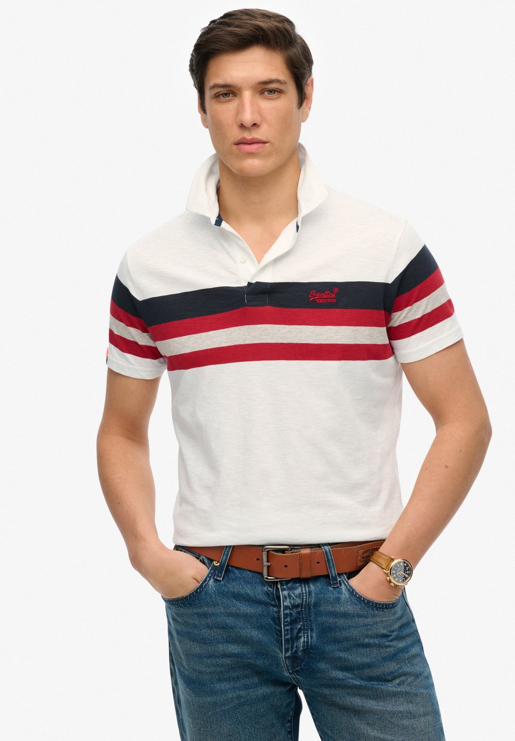 

Рубашка поло Superdry, белый
