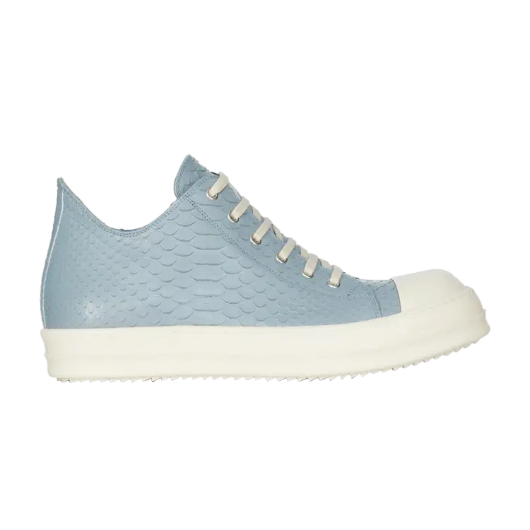 

Кроссовки Rick Owens Porterville Low Pale Blue Python, синий