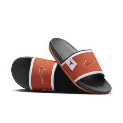 

Шлепанцы Nike College Offcourt (Texas) Slides, цвет Desert Orange/Dark Smoke Grey/White