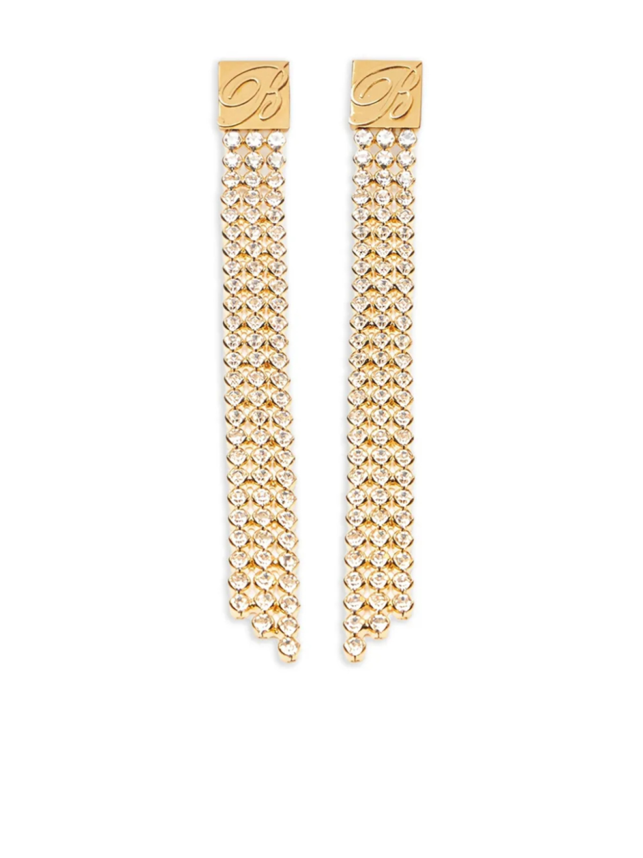 

Серьги, украшенные кристаллами Blumarine, золотой