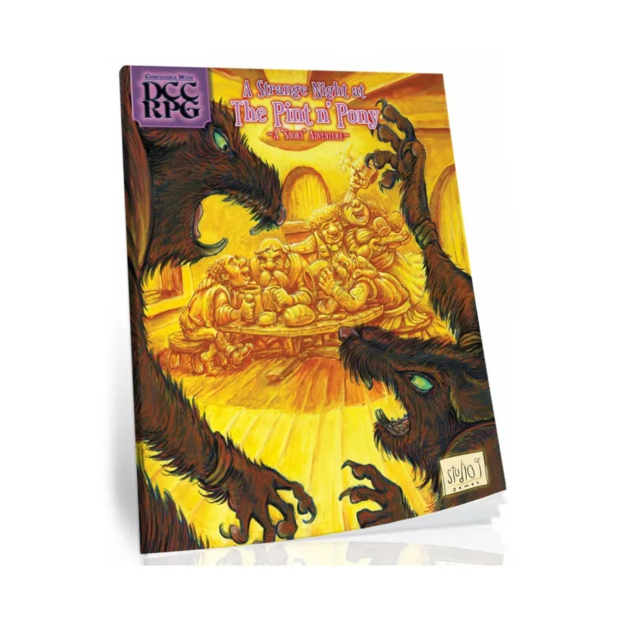

Модуль Strange Night at the Pint 'n' Pony, A w/PDF, Dungeon Crawl Classics Role Playing Games (Studio 9 Games)