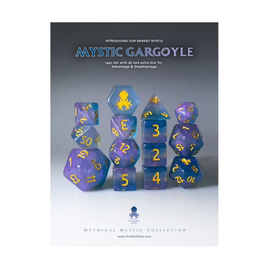 

Набор Poly — Мистическая горгулья с золотом (14), Poly Sets - Mystics